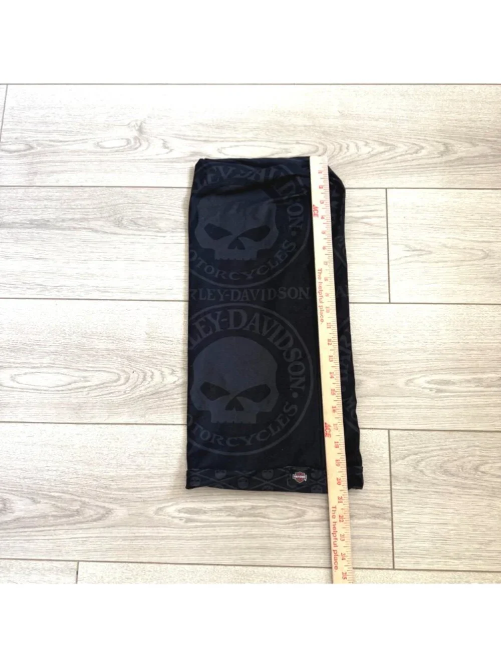 Harley Davidson Men's Neck Gaiter Black Skull Print Motorcycle Biker Rider Gear